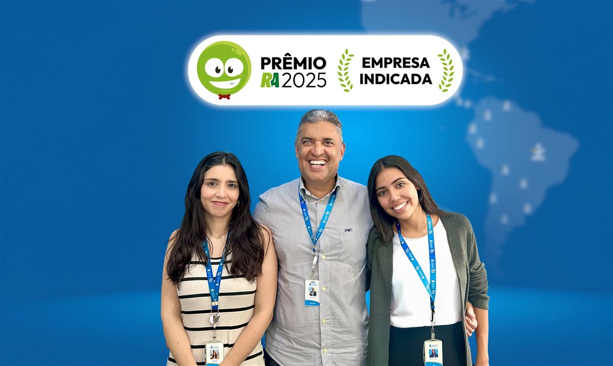 Laís, Eduardo e Barbára Aoki, da Intermac