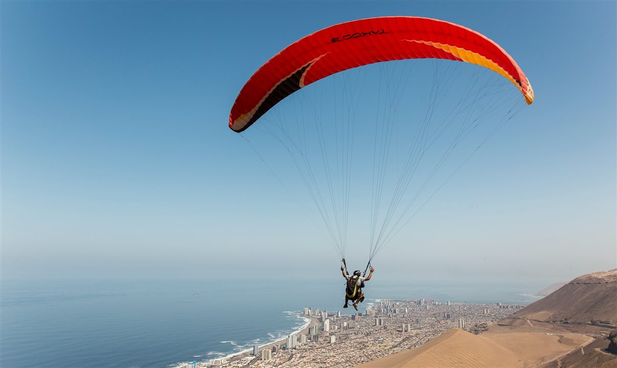 O Parapente se consolidou como atividade imperdível