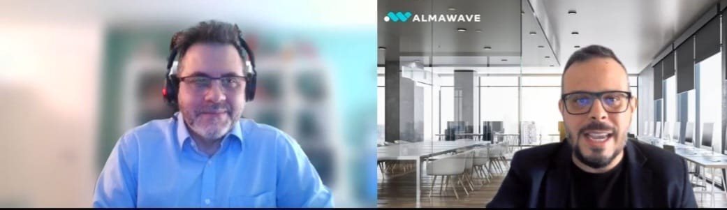 Emilio Villar, da The Data Appeal, e André Muniz, da Almawave