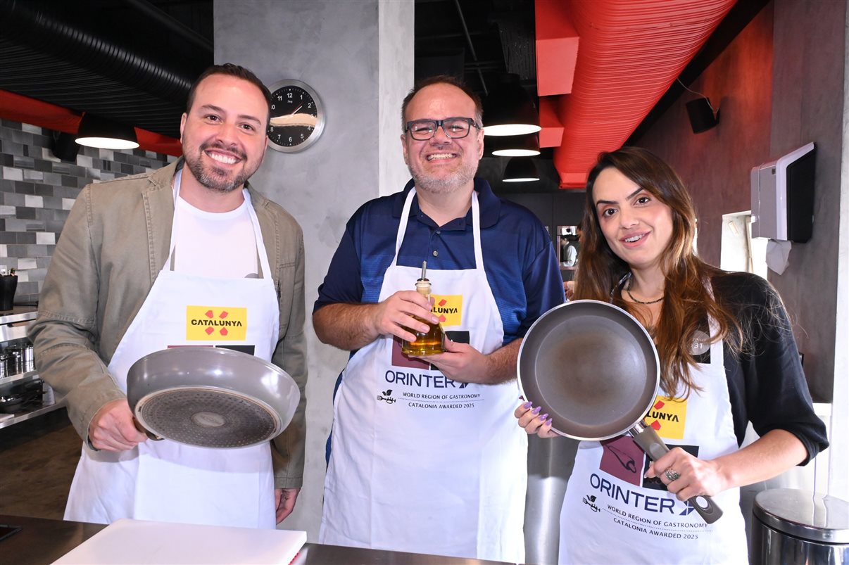 Rosane Pimentel, da Catalunha, Rosana Algate, da HR Viagens, e Barbara Bardelli, da Bardelli Viagens
