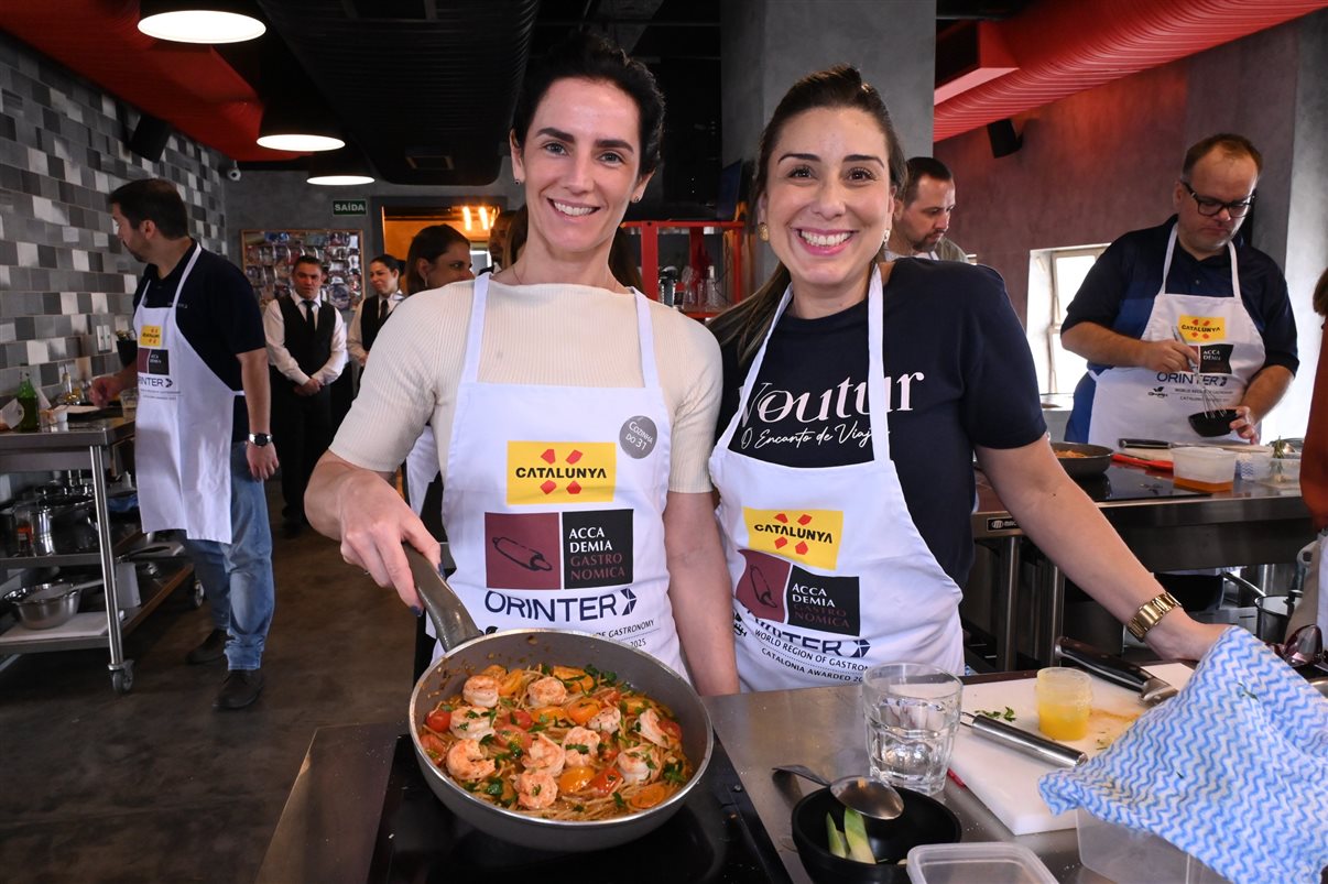 Rosane Pimentel, da Catalunha, Rosana Algate, da HR Viagens, e Barbara Bardelli, da Bardelli Viagens