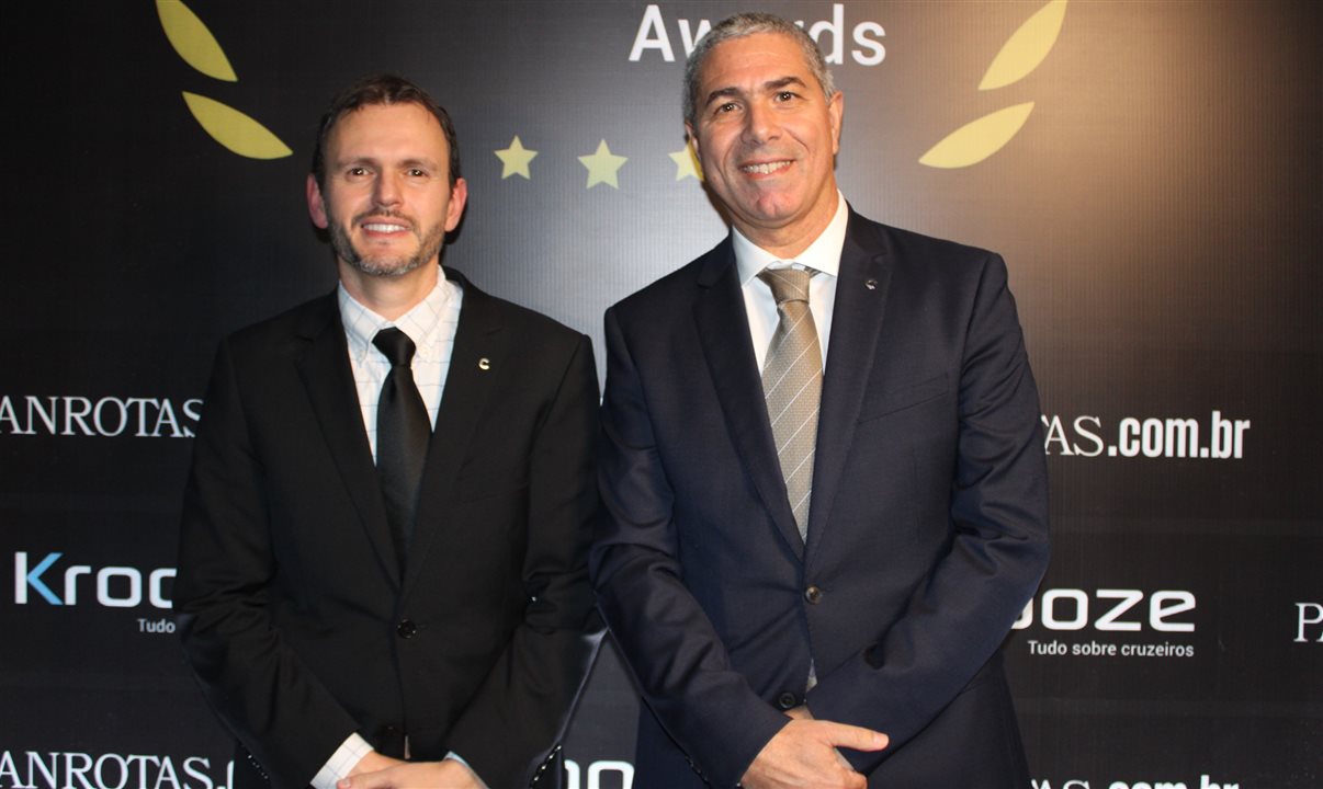 Ruy Ribeiro e Dario Rustico, da Costa Cruzeiros