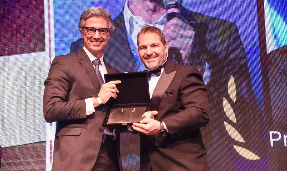 Marco Ferraz, presidente da Clia Brasil, e Luiz Fernando Vieira, da Krooze