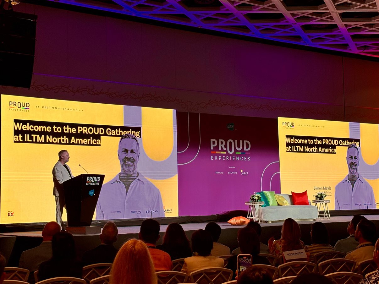Simon Mayle, da ILTM North America 2025, dá as boas-vindas aos convidados