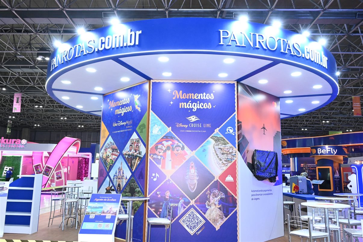 Estande da PANROTAS na Abav Expo 2025