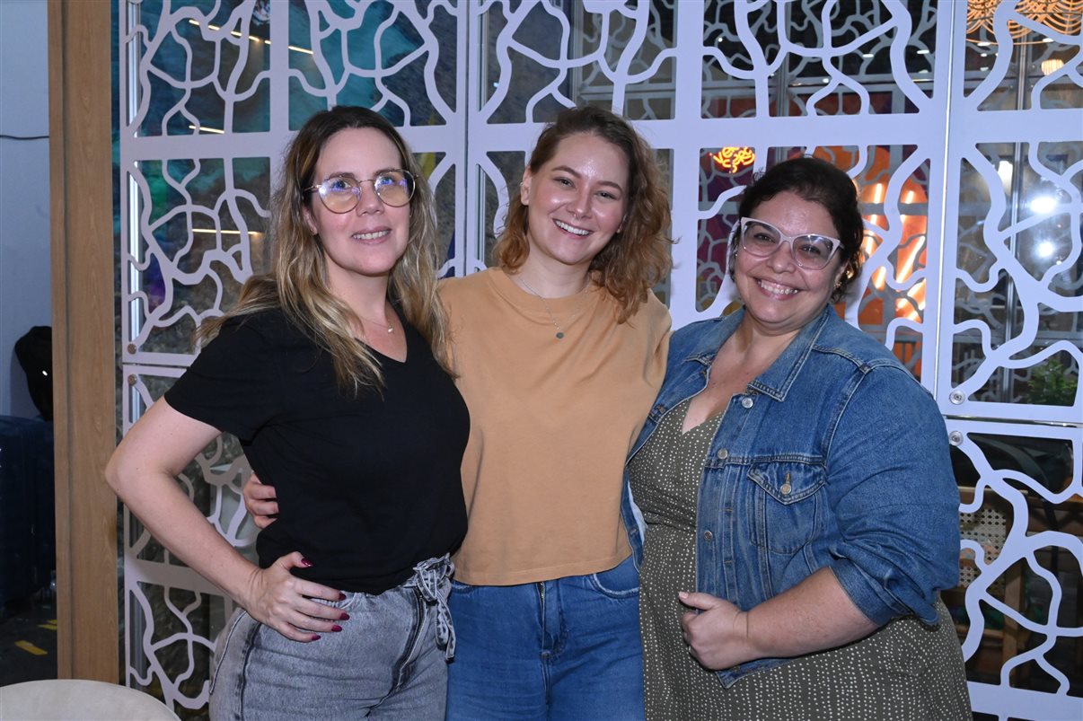 Cássia Mazella, Heloisa Prass e Erica Venturim, da PANROTAS