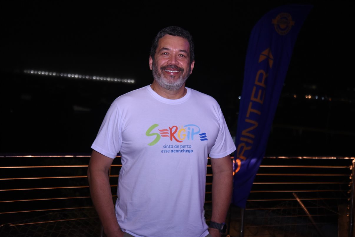 Eduardo Vansan, da Orinter, Antônio Carlos Franco, presidente da ABIH-SE, Jorge Souza, da Orinter, e Daniela Mesquita, secretaria executiva do estado do Turismo de Sergipe