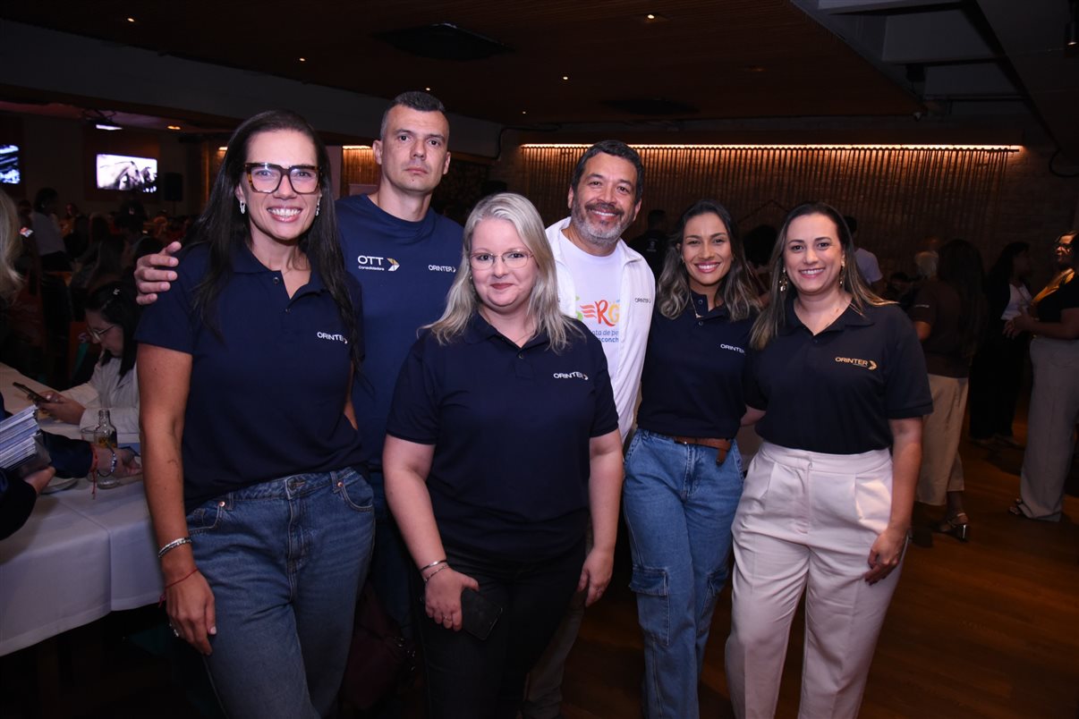 Eduardo Vansan, da Orinter, Antônio Carlos Franco, presidente da ABIH-SE, Jorge Souza, da Orinter, e Daniela Mesquita, secretaria executiva do estado do Turismo de Sergipe