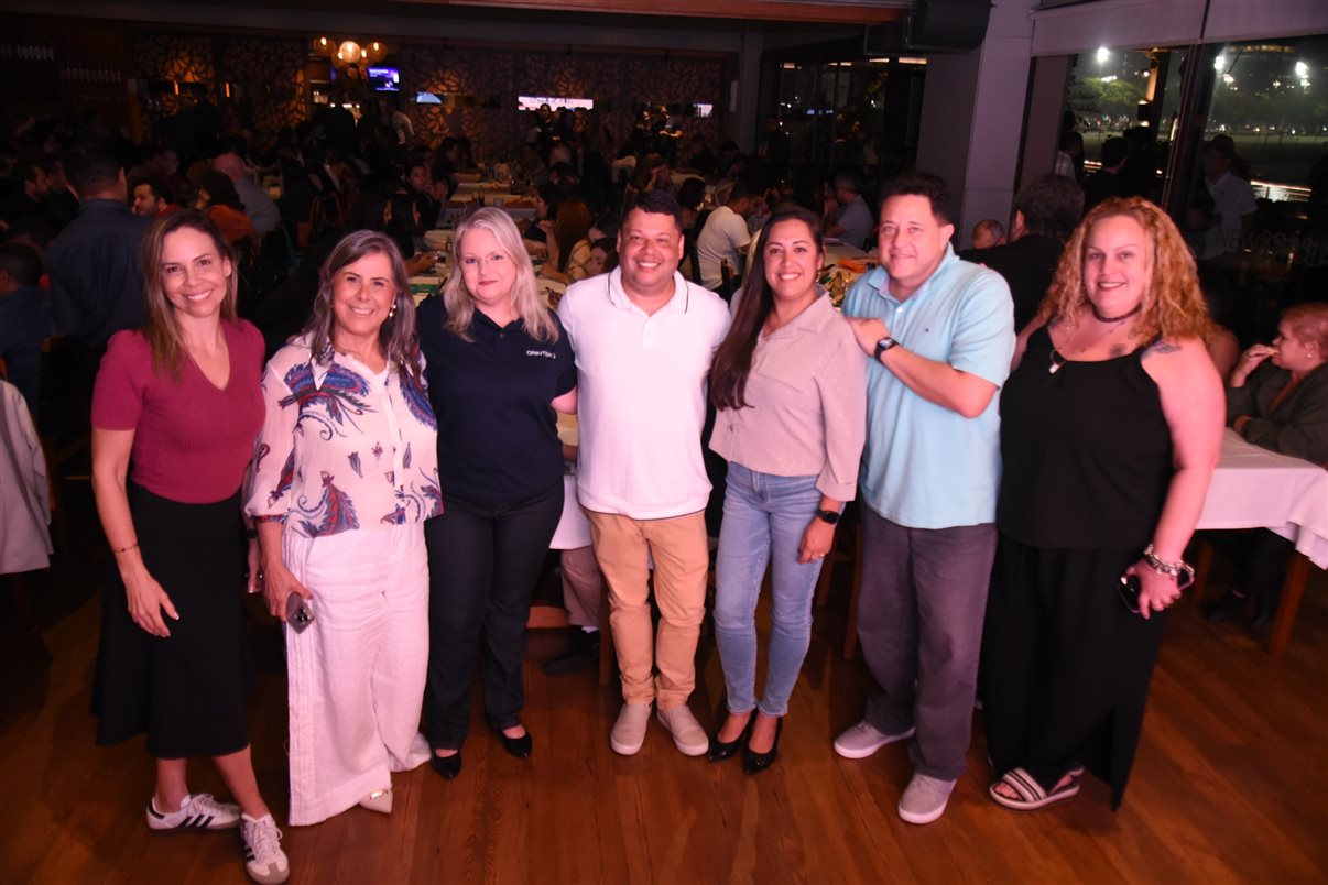 Eduardo Vansan, da Orinter, Antônio Carlos Franco, presidente da ABIH-SE, Jorge Souza, da Orinter, e Daniela Mesquita, secretaria executiva do estado do Turismo de Sergipe
