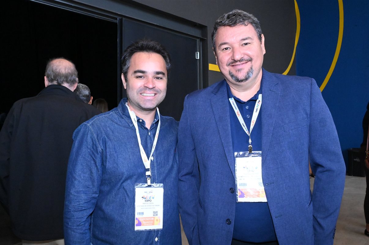 Fernando Santos, da Conextravel, e Edmar Bull, da Copastur