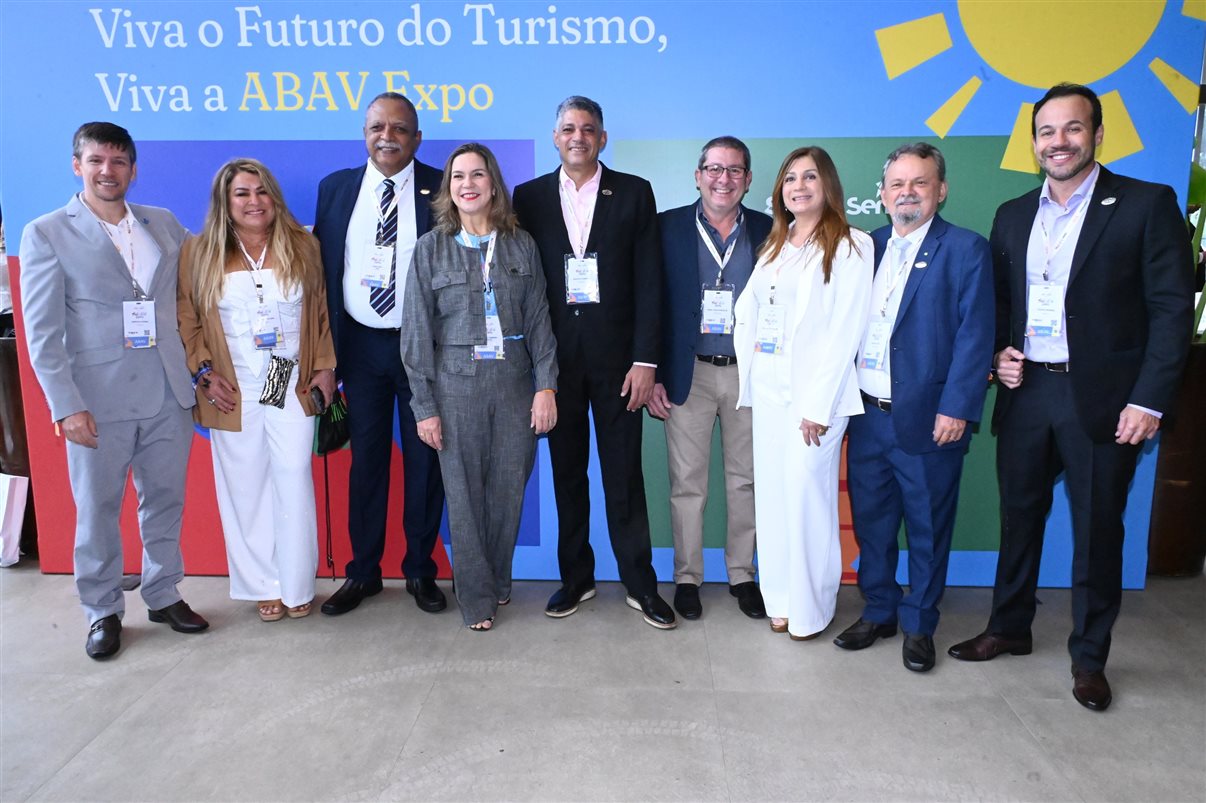 Fernando Santos, da Conextravel, e Edmar Bull, da Copastur