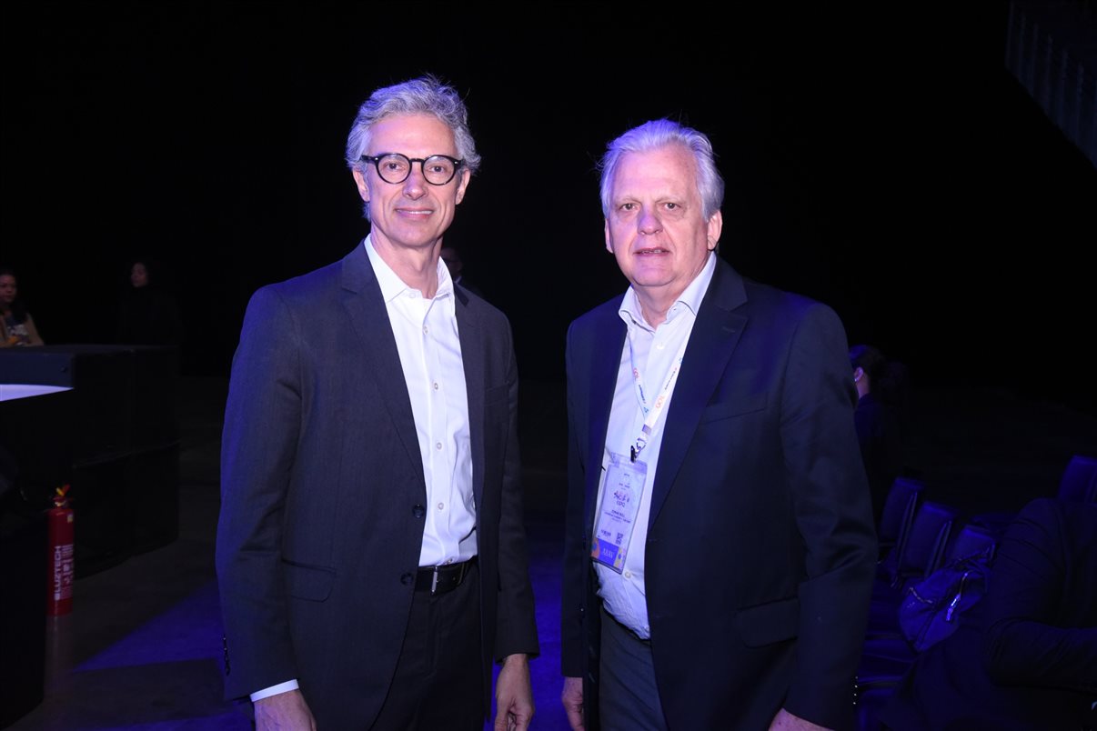 Marco Ferraz, da Clia Brasil, e Edmar Bull, da Copastur 