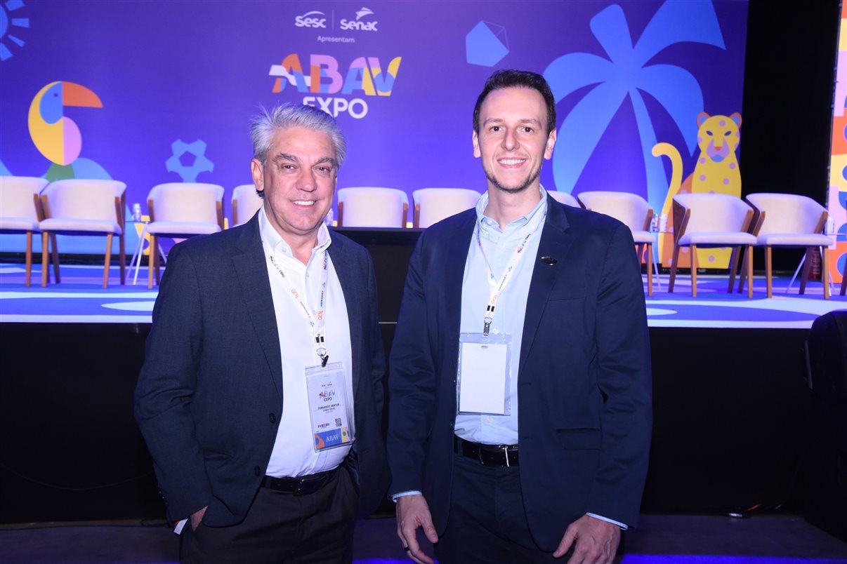Marco Ferraz, da Clia Brasil, e Edmar Bull, da Copastur 