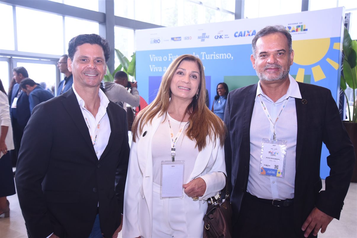 Marco Ferraz, da Clia Brasil, e Edmar Bull, da Copastur 