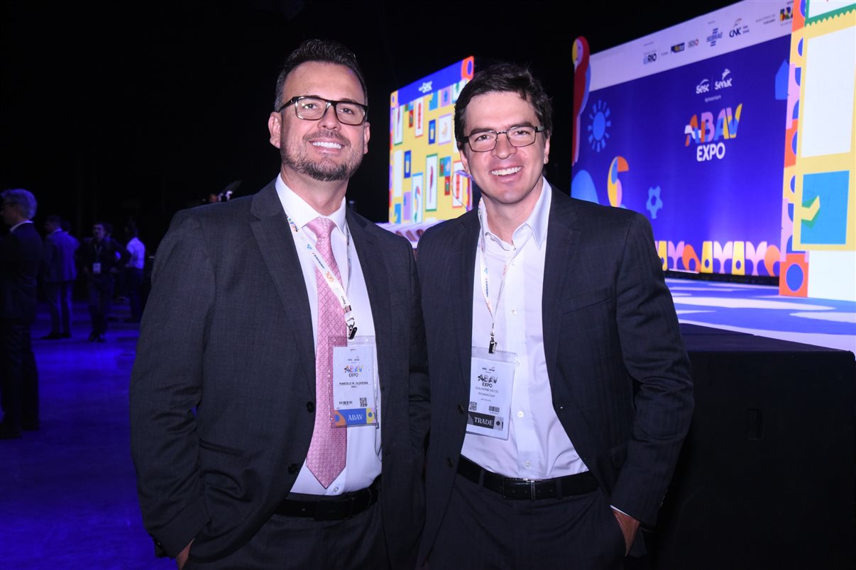 Marco Ferraz, da Clia Brasil, e Edmar Bull, da Copastur 