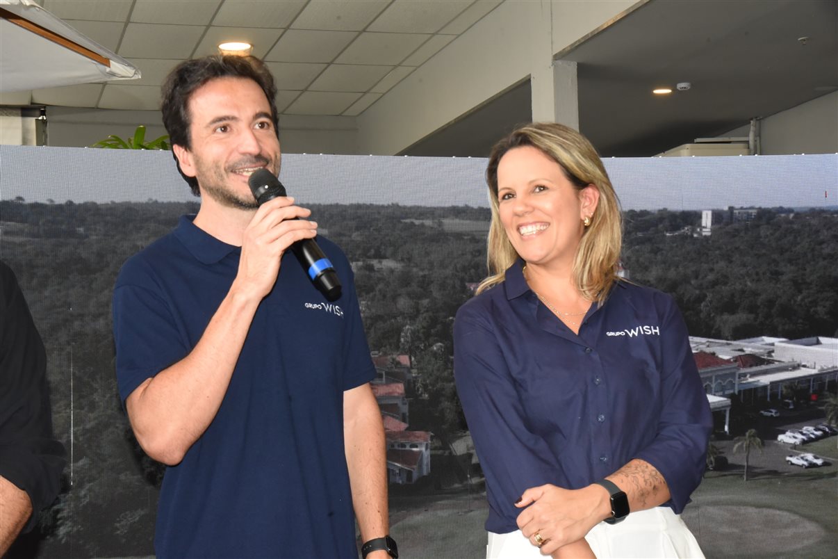 Eduardo Malheiros e Fernanda Oliveira, CEO e diretora de Vendas do Grupo Wish, respectivamente