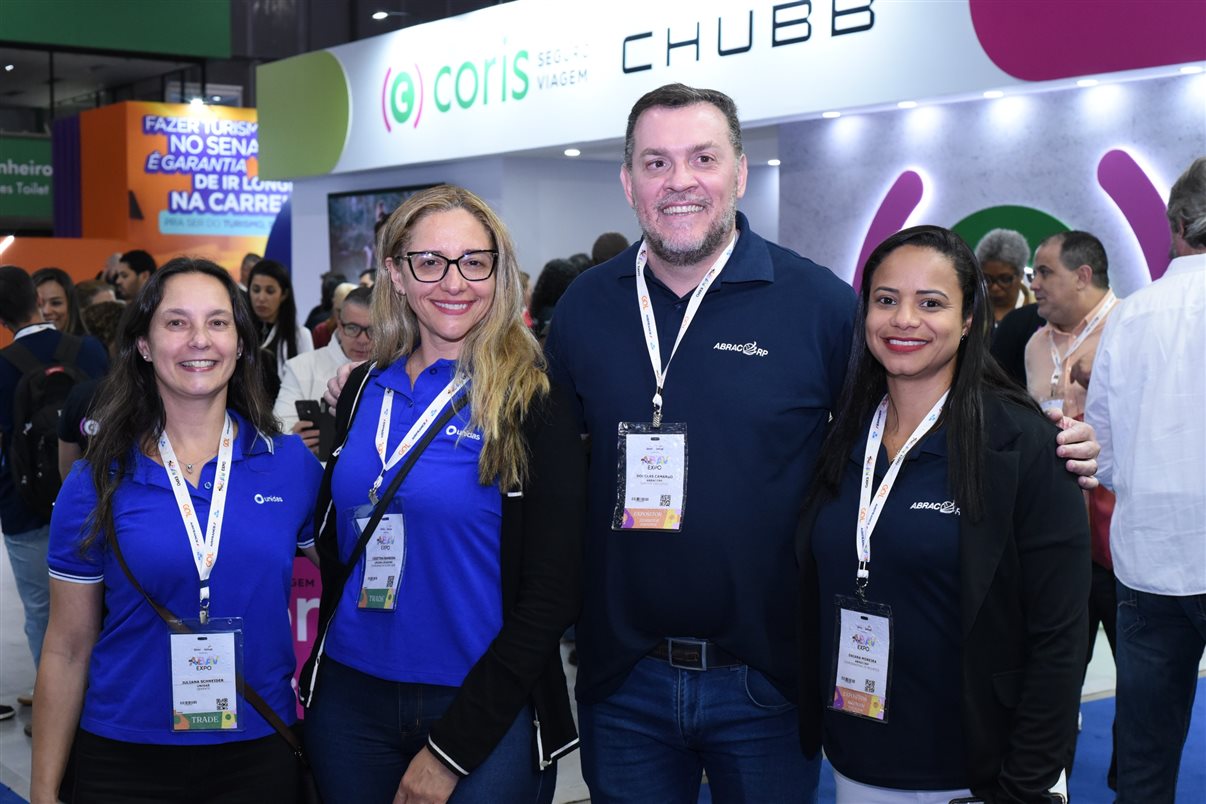 Time da Latam e Delta na Abav Expo 2025 
