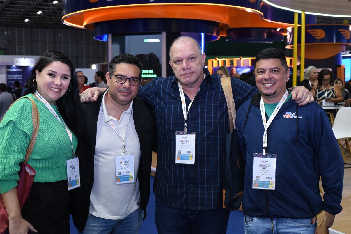 Time da Latam e Delta na Abav Expo 2025 
