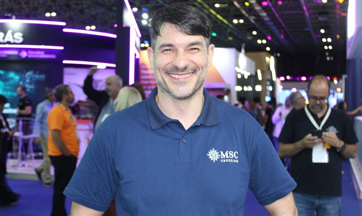Ignacio Palacios, diretor de Vendas da MSC Cruzeiros no Brasil