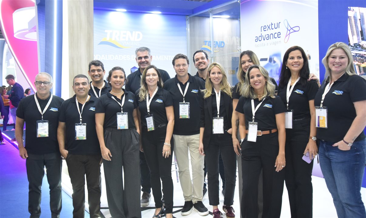 Parte da equipe da Trend na Abav Expo 2025