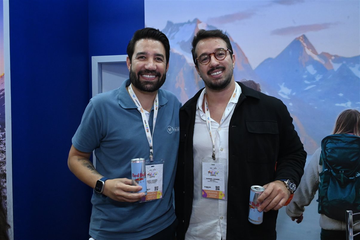Hugo Lagares, da Visual Turismo, e Danniel Lagares, da Red Bull