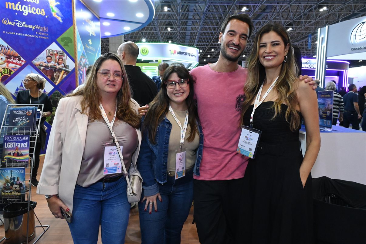 Luciano Cardoso, Alexandra Coelho, Raphael de Lucca e Valdir Miranda, da Iberia