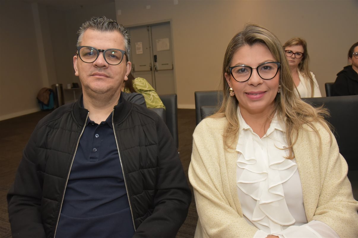 Hugo Lagares, da Visual Turismo, e Rafael Galann, da Surland