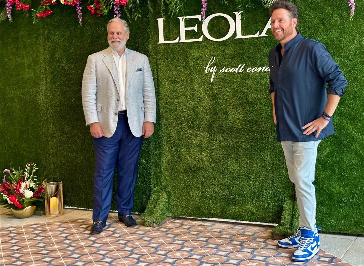 Simon Mayle, da ILTM, e Christophe Lorvo, do novo Park Hyatt Mexico City