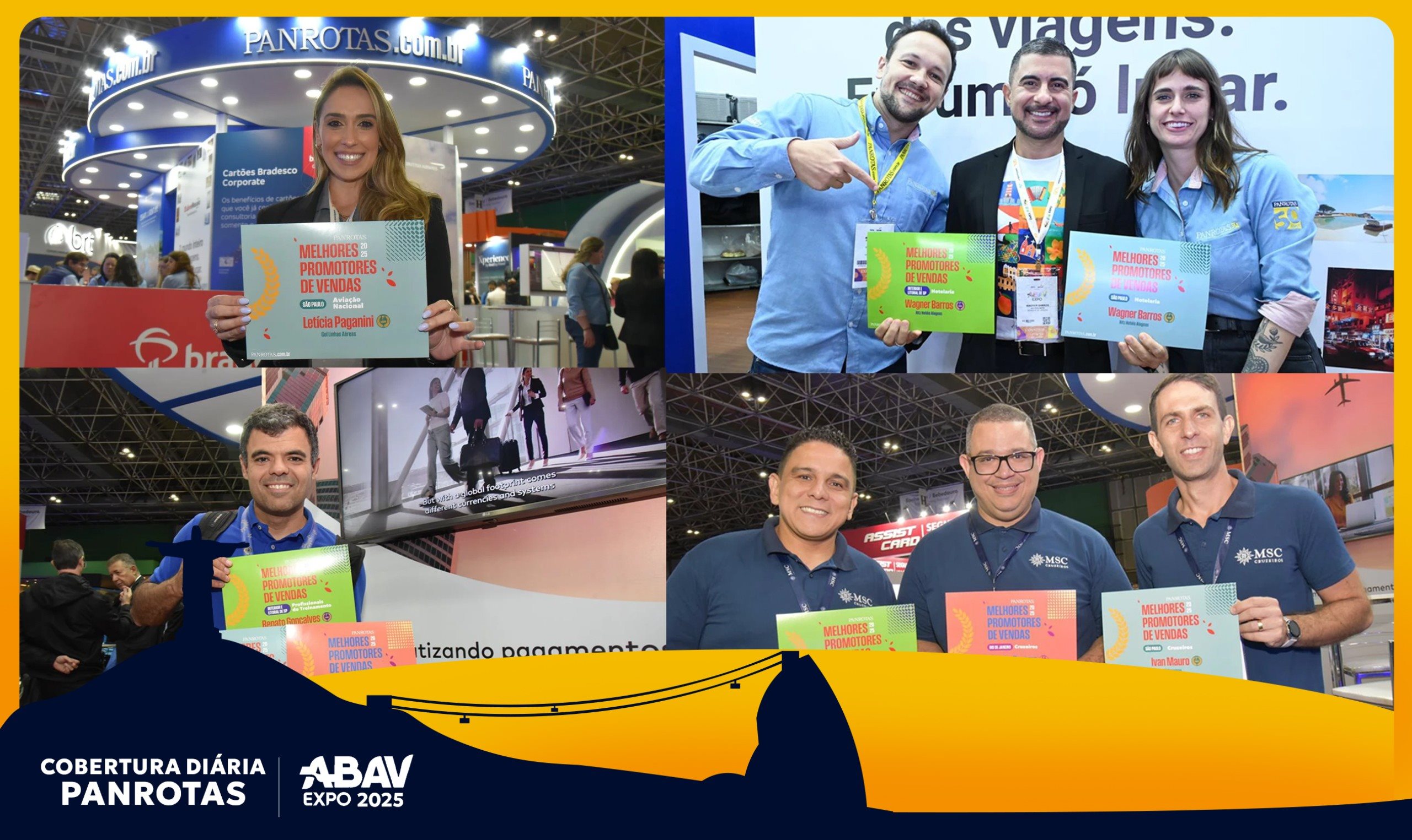 Abav Expo é palco para homenagens dos Melhores Promotores PANROTAS 2025