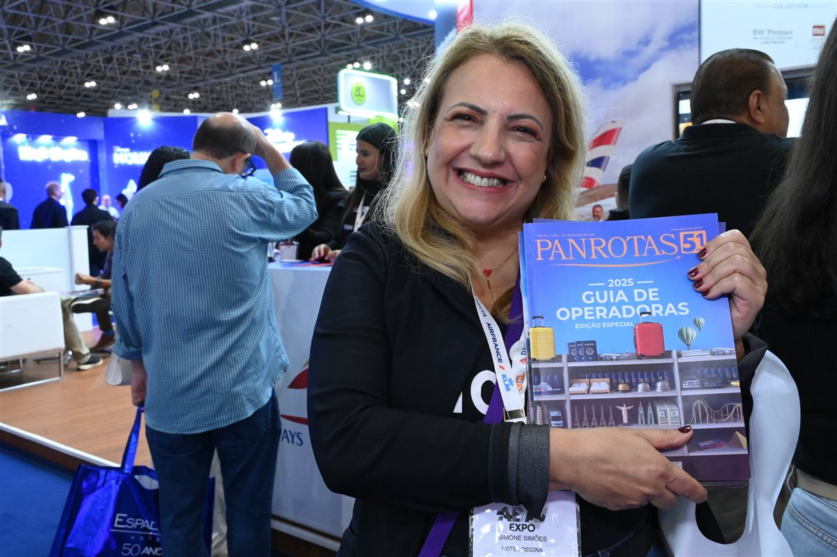 Patricia Ribeiro, Christina Rached, Annette Taeuber, Cristina Martins e Monica Nardo, do Lufthansa Group