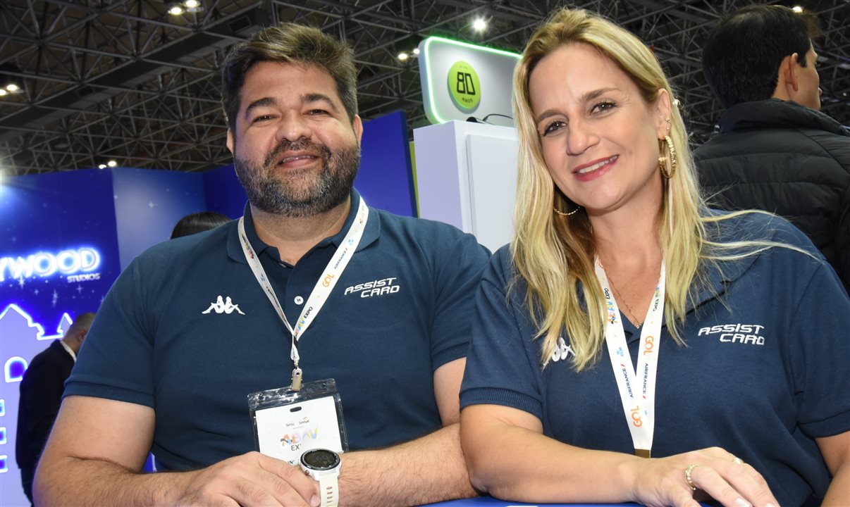 Bruno Lapenda e Priscilla Bacalháo, da Assist Card
