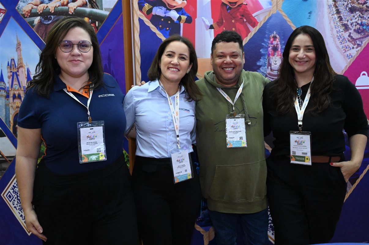 Ricardo Bezerra, Daniel Bicudo, Eduardha Borin e Anderson Serafim, da Azul