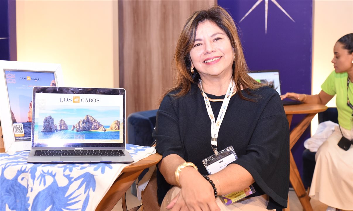 Diana Pomar, representante do Turismo de Los Cabos no Brasil