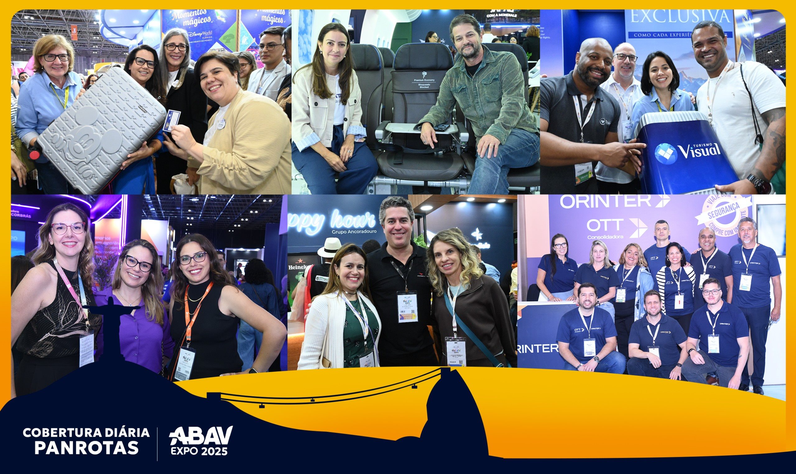 Corredores seguiram cheios ao longo do dia na Abav Expo