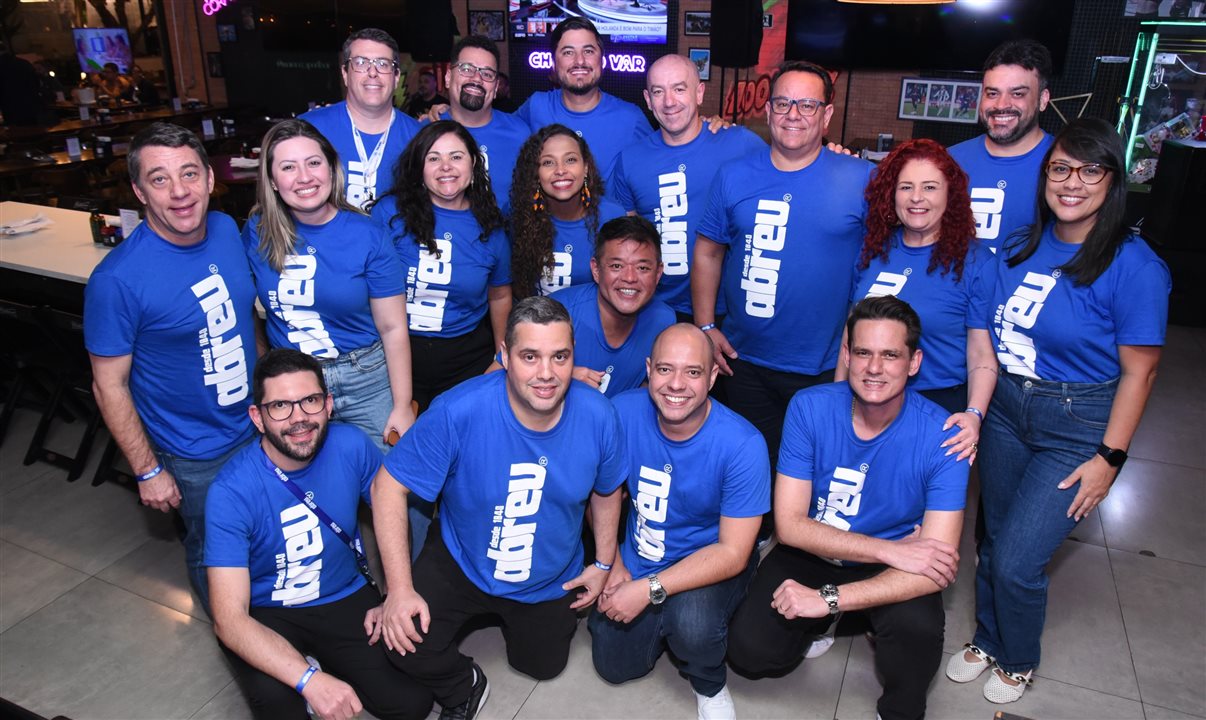 Equipe Abreu que recepcionou os fornecedores parceiros