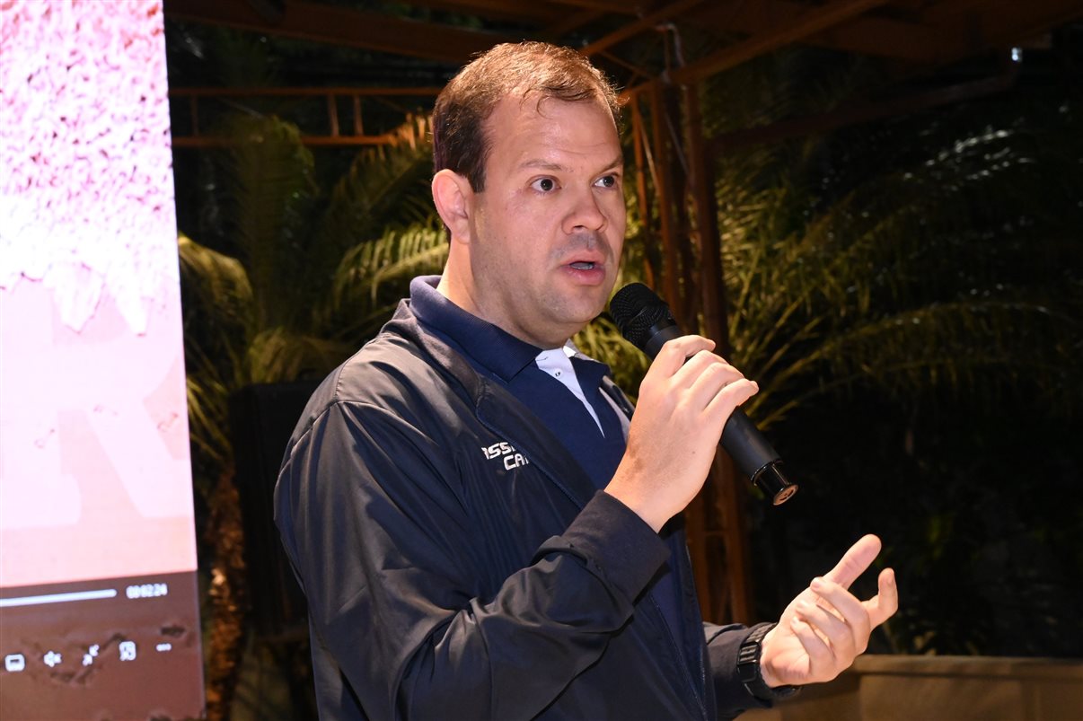 Rodrigo Galvão, da CVC, Sanclair Solon, Secretario de Turismo de Natal, Marcela Sacramento, da CVC, e Edmar Gadelha, da ABIH-RN 