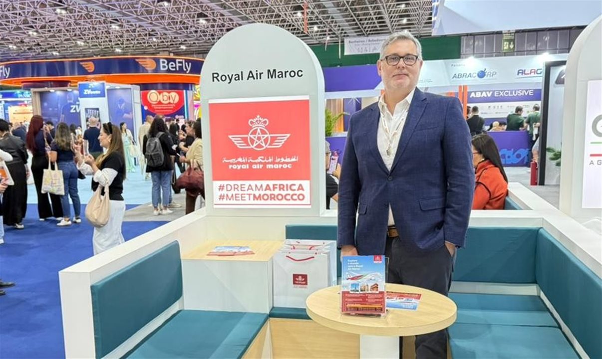 Othman Baba, diretor regional da Royal Air Maroc na América do Sul