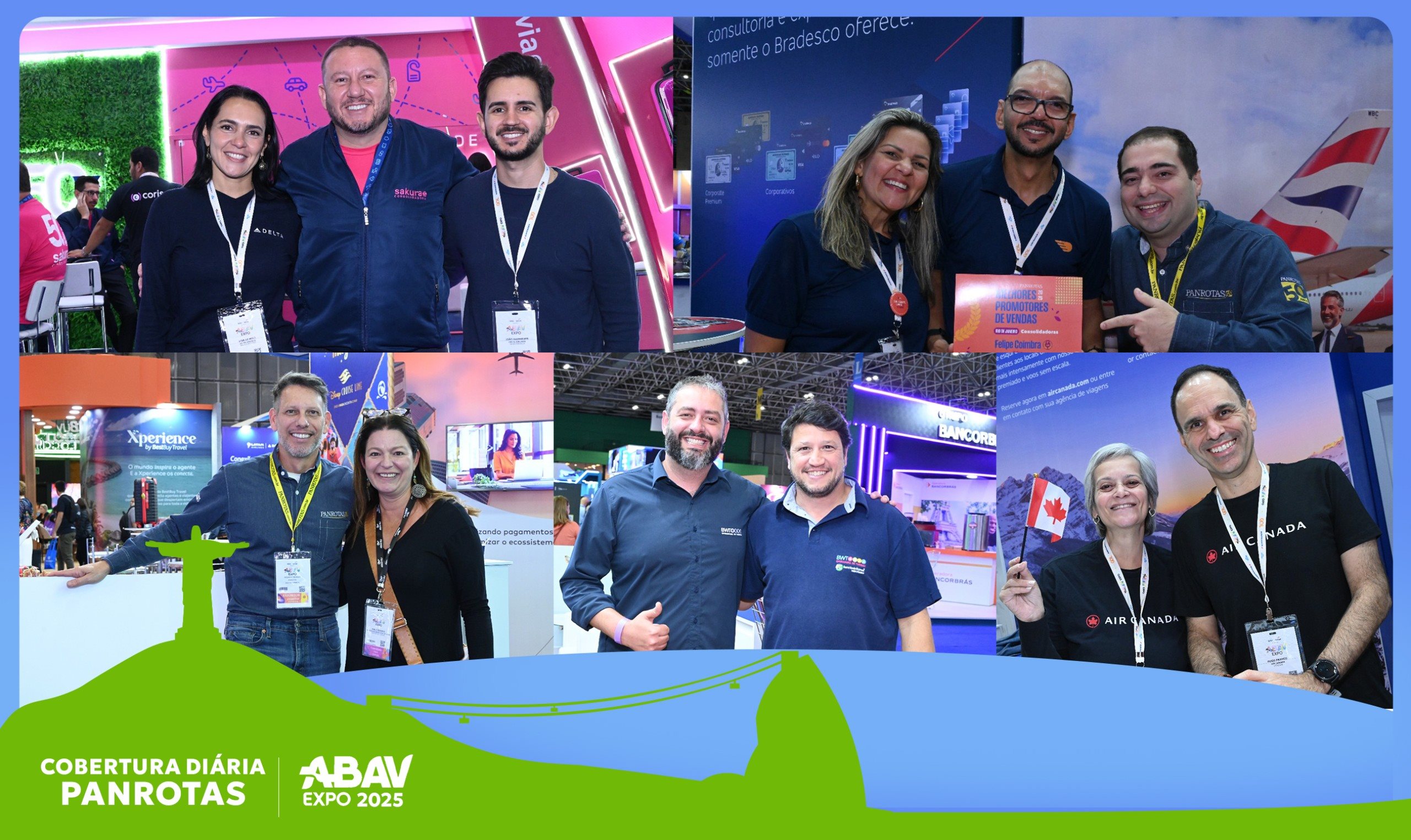 Players do Turismo se encontram no estande PANROTAS