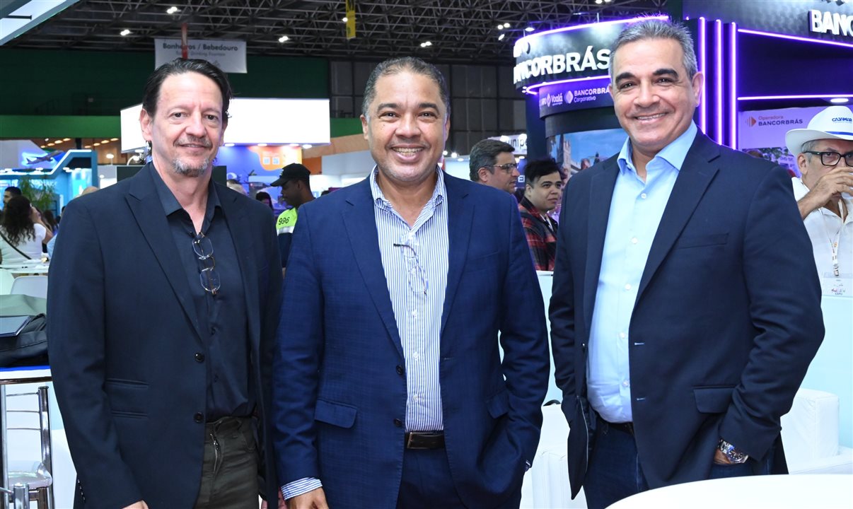 Mario Carneiro, Claudio Junior e Breno Mesquita, do BTM 2025