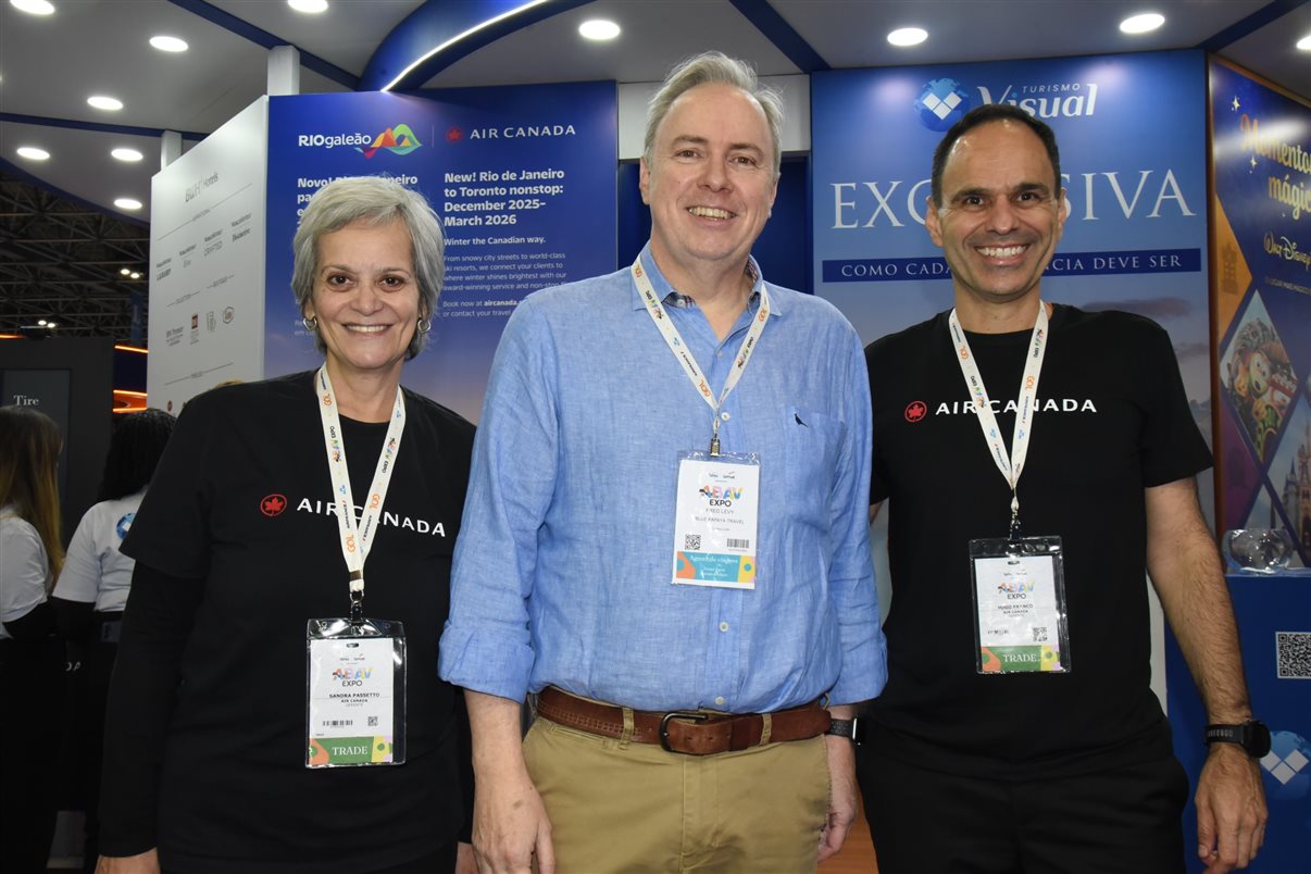 Equipe da PANROTAS em mais uma edição da Abav Expo