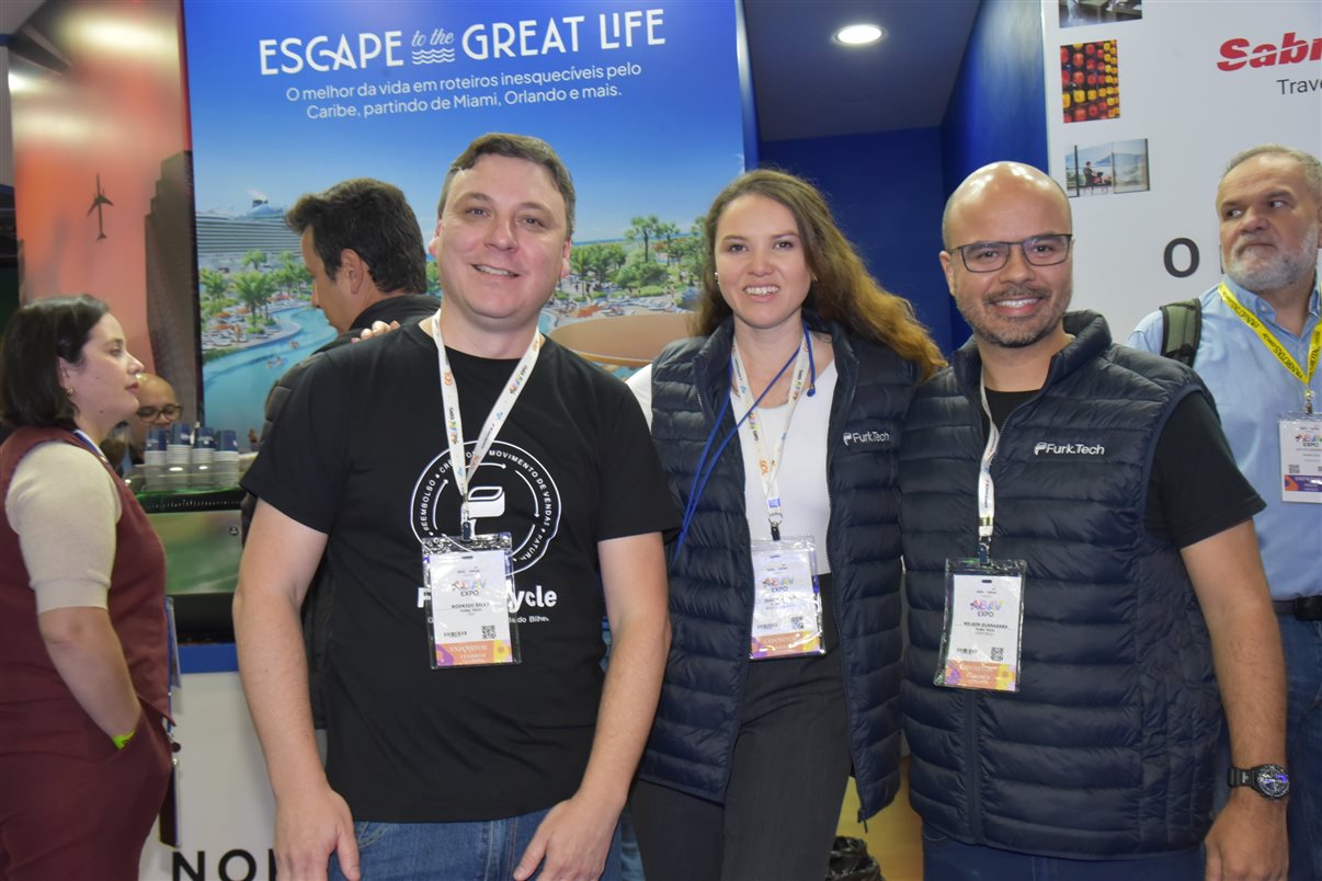 Equipe da PANROTAS em mais uma edição da Abav Expo
