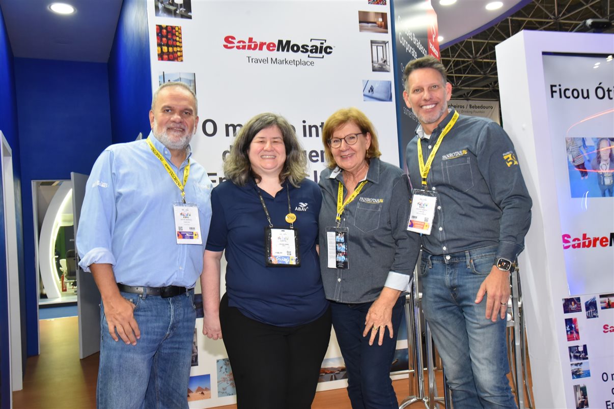 Equipe da PANROTAS em mais uma edição da Abav Expo