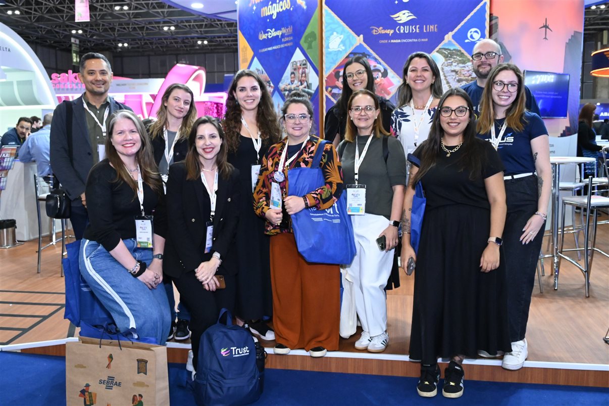 Equipe da PANROTAS em mais uma edição da Abav Expo