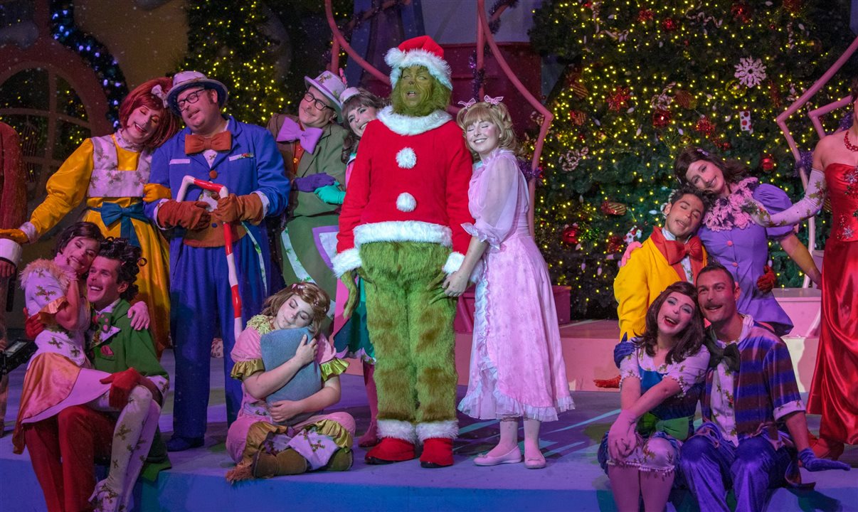 Fim de ano conta com shows de Grinch