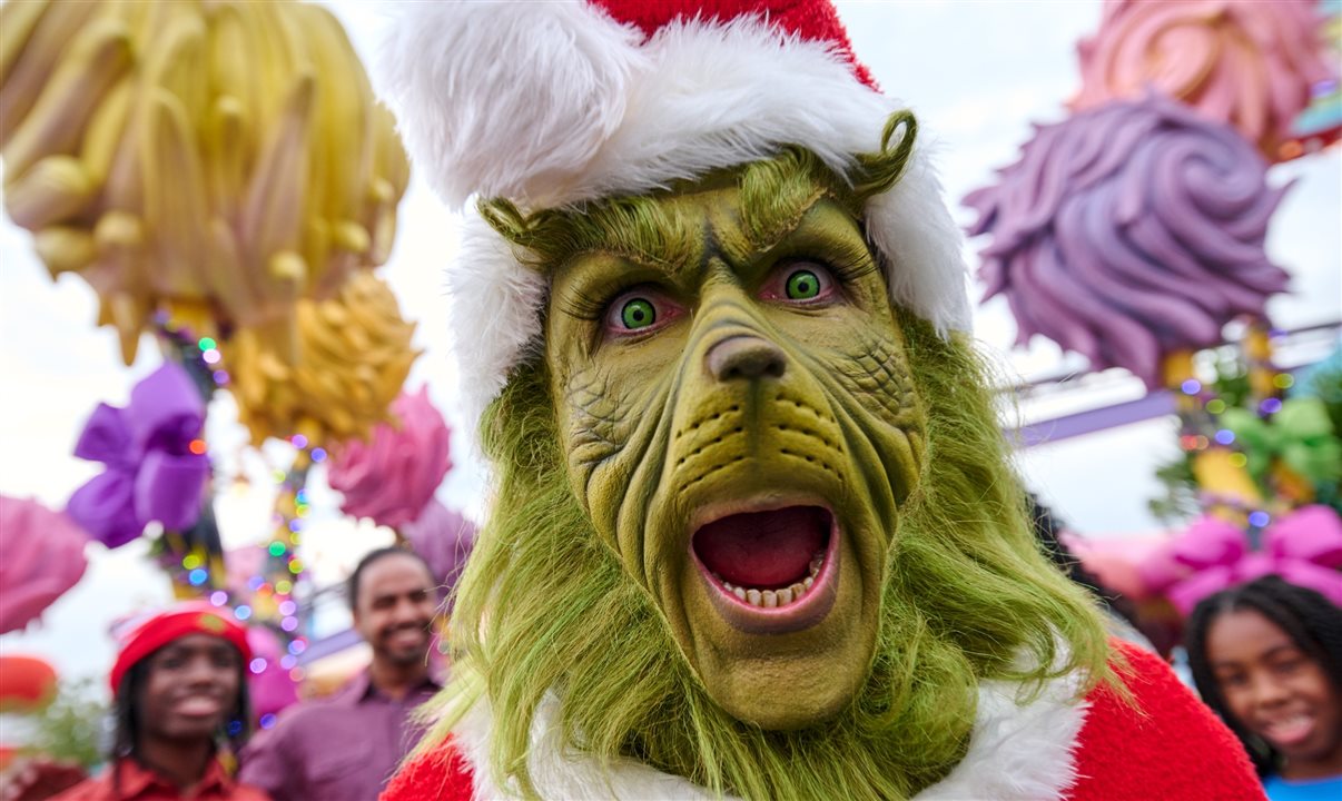 Grinch estará presente nas comemorações natalinas no Universal Orlando Resort