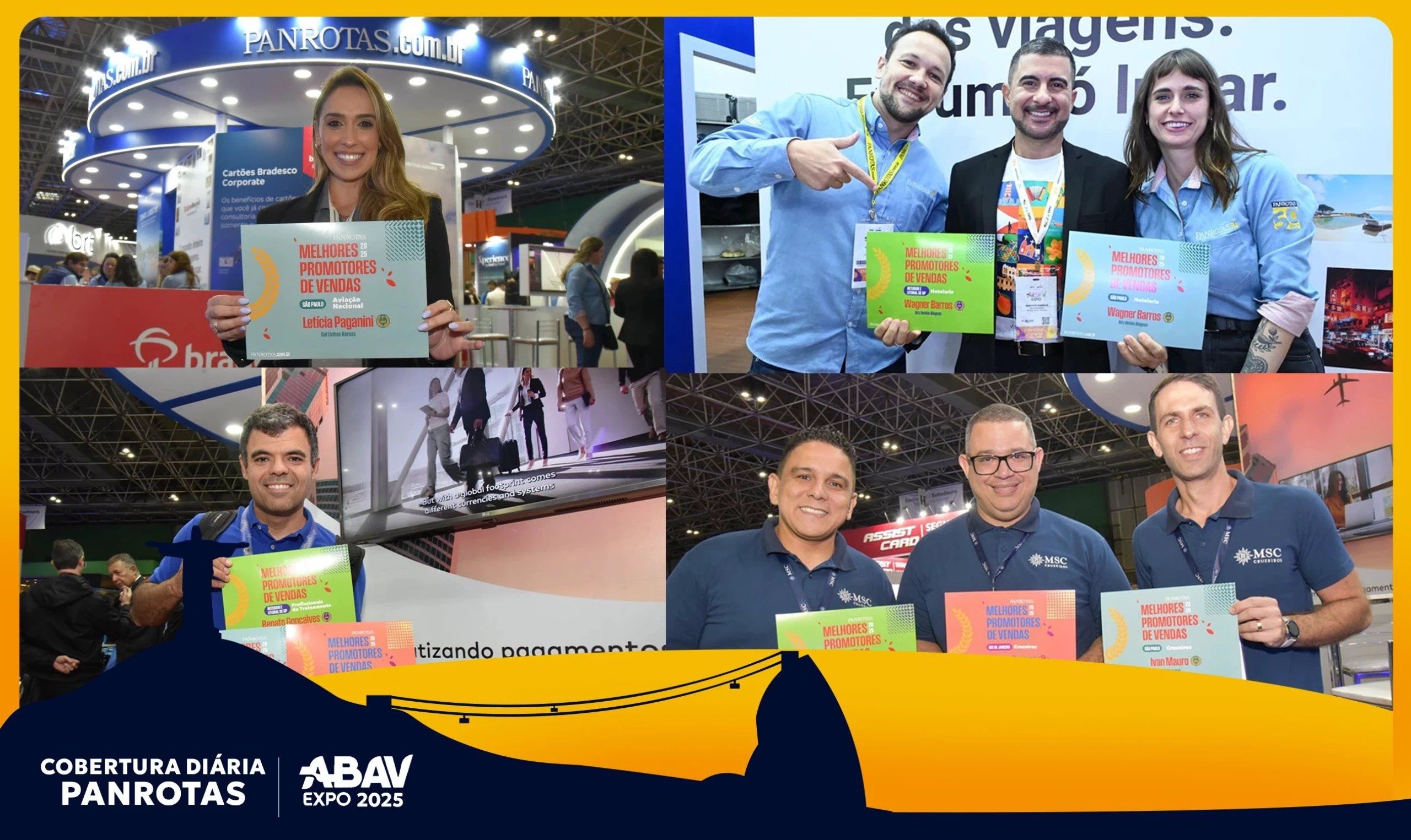 Recebemos, ao longo da feira, os Melhores Promotores de Vendas do Turismo 2025