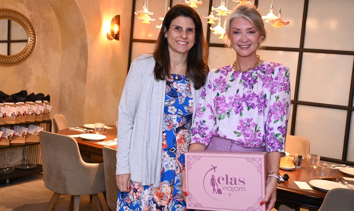 Maria Camilla Alcorta, da Carrani Tours, e Cátia Frias, da Elas Viajam by Orinter