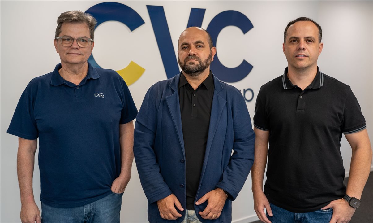 Paulo Palaia, Carlos Eduardo e Wesley Feliciano, da CVC