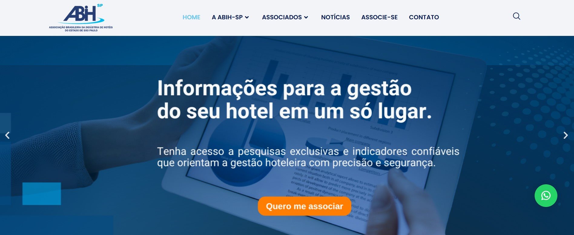 Site foi concebido para entregar experiência mais rápida e mobile-first, facilitar o acesso a serviços para associados e integrar conteúdos de capacitação e inteligência de mercado