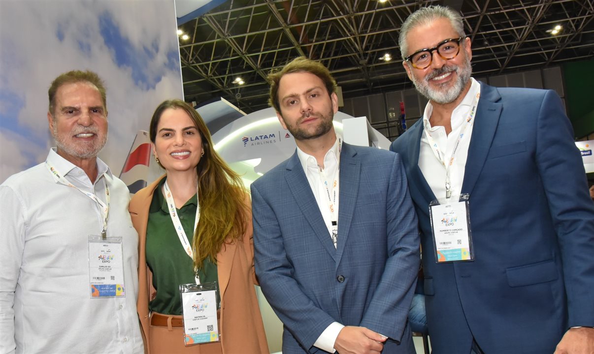 Carlos Alberto de Sá, Nathalia Sá, Raphael Sá e Humberto Cançado